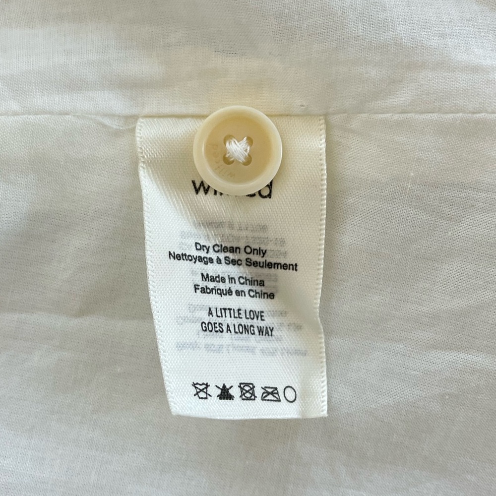 Aritzia Wilfred White Linen New Midi Silana Summer Casual Skirt Sz XS, S - Picture 8 of 11